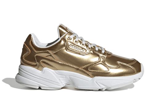 adidas weiss gold damen|adidas Falcon Gold Metallic Crystal White (Women's) .